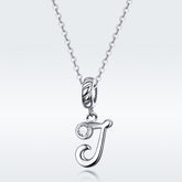 Letter J Pendant Charm - Lullaboo